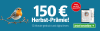 Angebot: 150 Euro Herbstprämie für 12 Monate Print und Digital mit Rotkehlchen und Bestellbutton